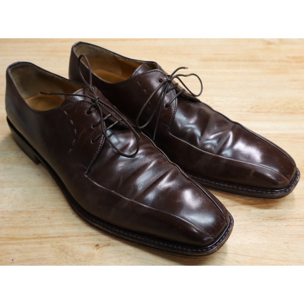 Mens Ferragamo Lavorazione Originals UG22554 S21 10.5 D Brown‎ Penny Loafers